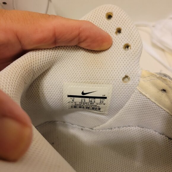 Women's Vintage 2019 Nike Air Force 1 High Top Basketball Sneakers Shoes Size 6 - Picture 11 of 12